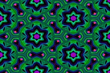 repeat tile floral design