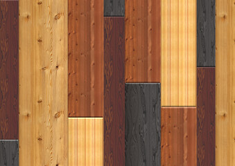 木目の素材組み合わせ　その7