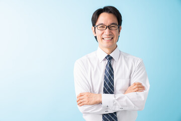 笑顔のミドル男性　ビジネス