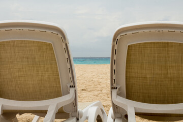 chairs on the beach