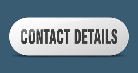 contact details button. sticker. banner. rounded glass sign