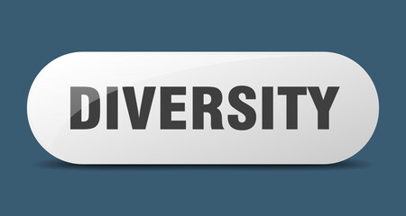 diversity button. sticker. banner. rounded glass sign