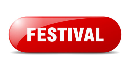 festival button. sticker. banner. rounded glass sign