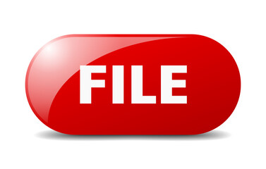 file button. sticker. banner. rounded glass sign