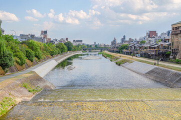 京都の鴨川