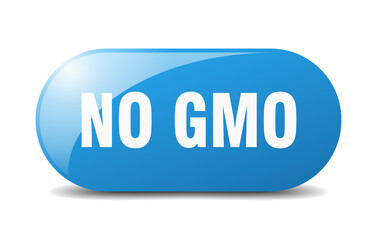 no gmo button. sticker. banner. rounded glass sign