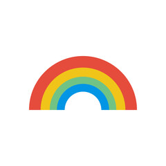 rainbow icon vector for your design