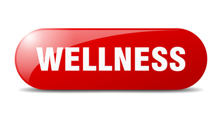 wellness button. sticker. banner. rounded glass sign
