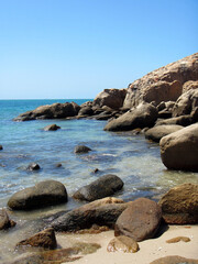 Fototapeta na wymiar Horsheshoe Bay beach Bowen Queensland Australia
