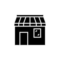 market store, shop, icon line glyph for your design	