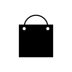 Bag, shop, shopping icon with glyph style vector for your web design, logo, UI. illustration	