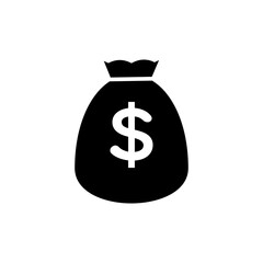 money icon with glyph style vector for your web design, logo, UI. illustration
