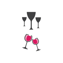 Wine Logo Template vector symbol
