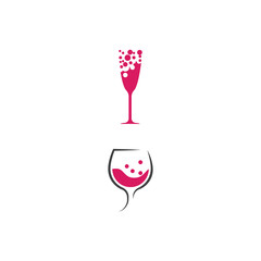 Wine Logo Template vector symbol
