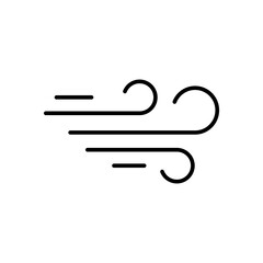 wind icon vector for your web design