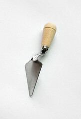 Palette knives  on white paper