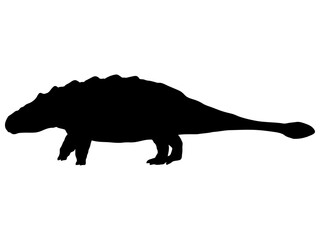 アンキロサウルス_シルエット