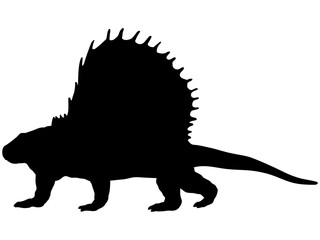 ディメトロドン_シルエット