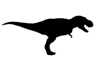 ティラノサウルス_シルエット1