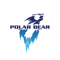 Polar Bear vector symbol illustration
