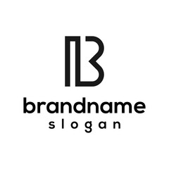 Naklejka premium Letter B logo design vector EPS 10