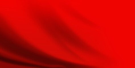 red cloth background abstract with soft waves