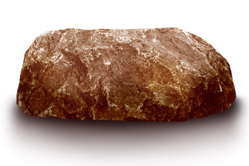 stones white background, Clipping path