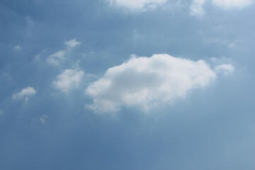 blue sky with clouds