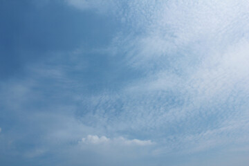 blue sky with clouds