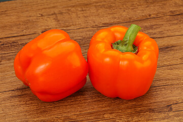 Orange sweet tasty Bell Pepper