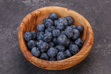 Sweet fresh juicy blueberries heap