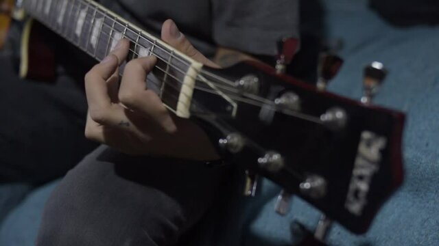 young people playing guitar music concept art advertising music campaign