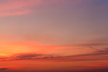 Naklejka na ściany i meble Beautiful Sunset sky background
