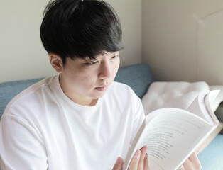reading book
