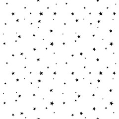Hand Drawn Starry Sky Seamless Pattern-16