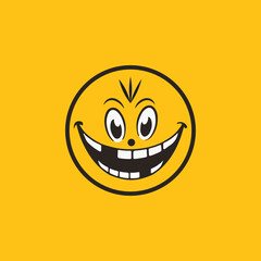 Smile emotion icon vector illustration design