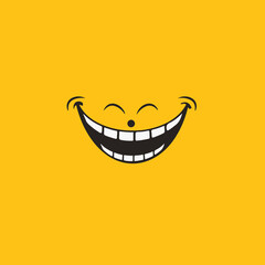 Smile emotion icon vector illustration design