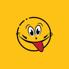 Smile emotion icon vector illustration design