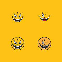 Smile emotion icon vector illustration design