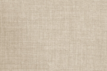 Plakat Brown linen fabric cloth texture background, seamless pattern of natural textile.