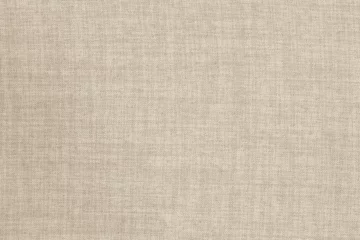 Behangcirkel Brown linen fabric cloth texture background, seamless pattern of natural textile. © Nattha99