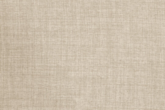 Brown linen fabric cloth texture background, seamless pattern of natural textile.