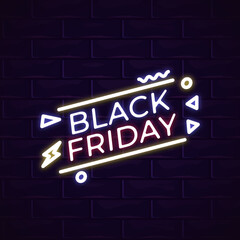 Black Friday sale banner template design vector