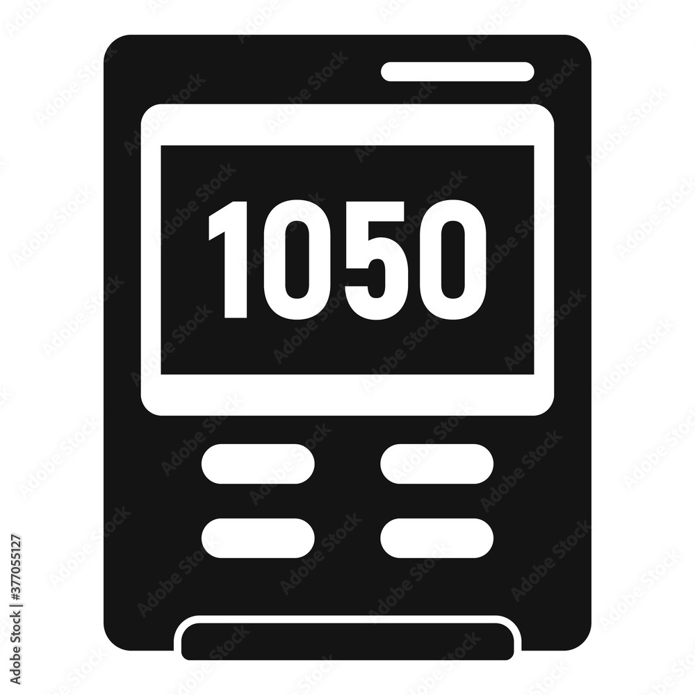 Poster dashboard barometer icon. simple illustration of dashboard barometer vector icon for web design isol