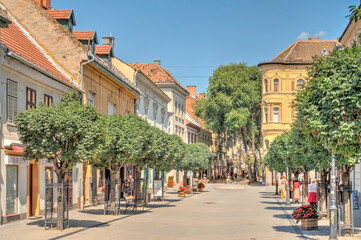 Fototapeta na wymiar Gyor cityscape, Hungary