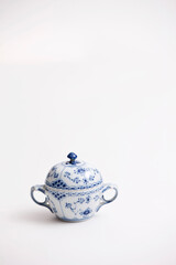 tea cup on white background