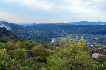 Fototapeta na wymiar Georgia Republic - View from Gelati Monastery