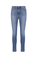 Blue womens jeans. Casual style