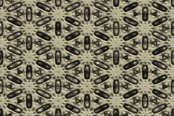 raised relief pattern flower