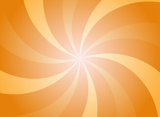 Summer sunlight background. Bright orange color burst background.